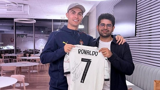 Cristiano Ronaldo & Perplexity CEO Aravind Srinivas - null