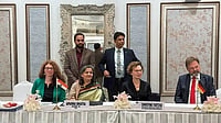 Photo by IMAGO / ANI News : Advisor, DEA, Aparna Bhatia and Director General Asia Christine Toetzke successfully conclude the India- Germany Government Negotiations on Development Cooperation 2025
