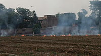 Farmers in Punjab & Haryana Shift Stubble Fires to Evenings to Evade Monitoring, Says Report Photo by Dr Photographer : Farmers shifting stubble-burning to evenings to escape monitoring