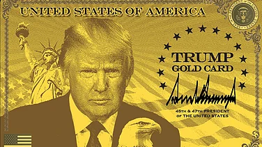 Trump Launches $1 Mn Gold Card Visa to Attract Global Talent
