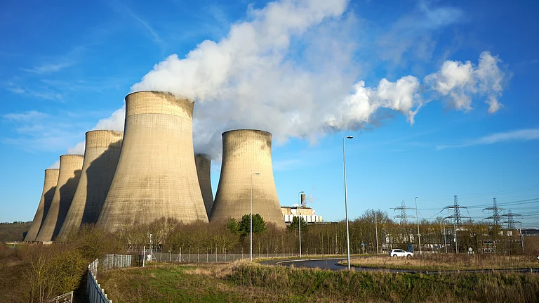 Asian power plant affected by extreme weather, highlighting climate risks to utilities - null