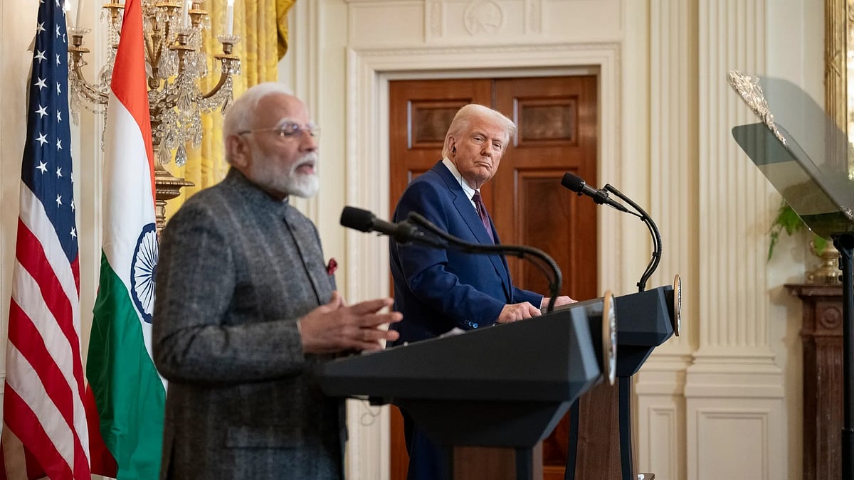 PM Modi with U.S. President Trump - White House