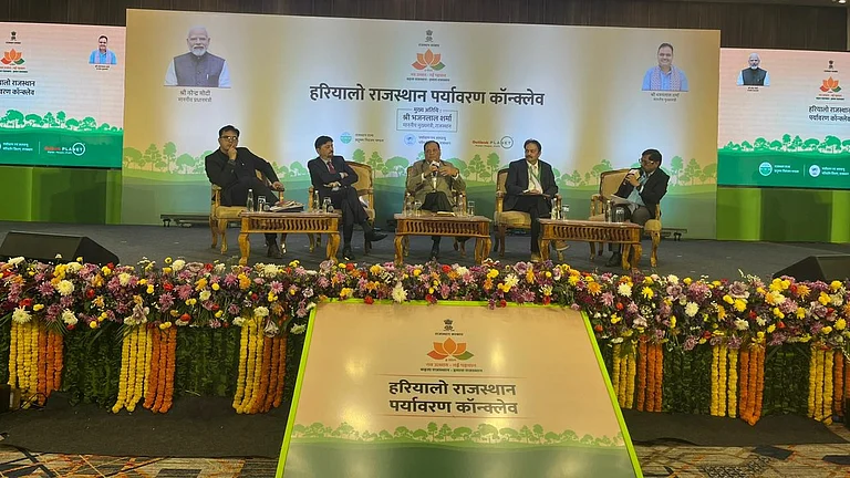 Experts discuss Rajasthan’s Green Budget 2025–26 during a high-level sustainability panel in Jaipur - null