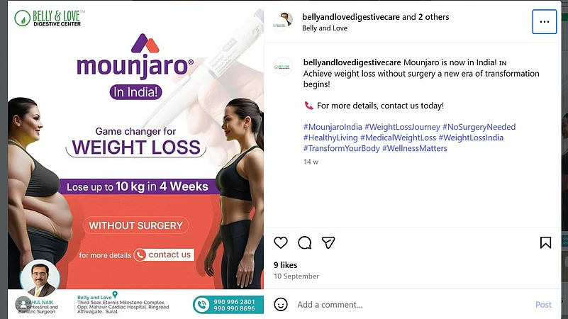 Lawyers say promoting prescription medicines, such as weight-loss drugs is illegal under the Drugs and Cosmetics Act, 1940 and the Drugs and Cosmetics Rules, 1945.