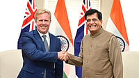 X/@PiyushGoyal : Commerce Minister Piyush Goyal with his New Zealand counterpart Todd McClay