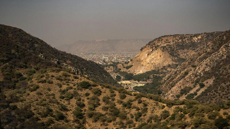 View of the Aravalli Hills in Rajasthan - Photo by Harsh