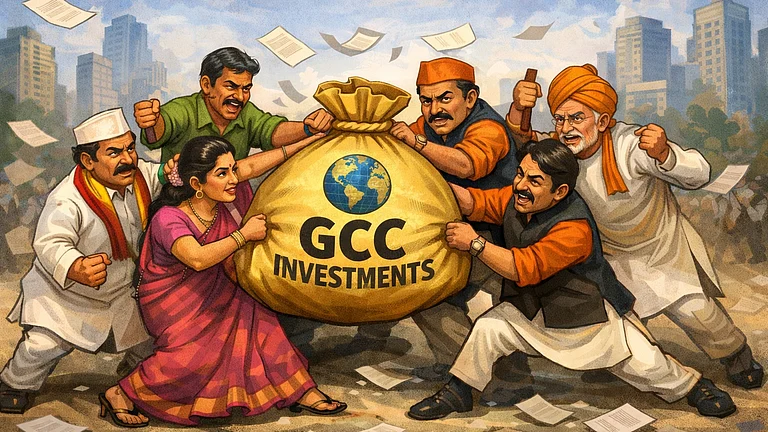 States Scramble With Incentives as GCCs Redraw India's Technology Map - AI-generated image