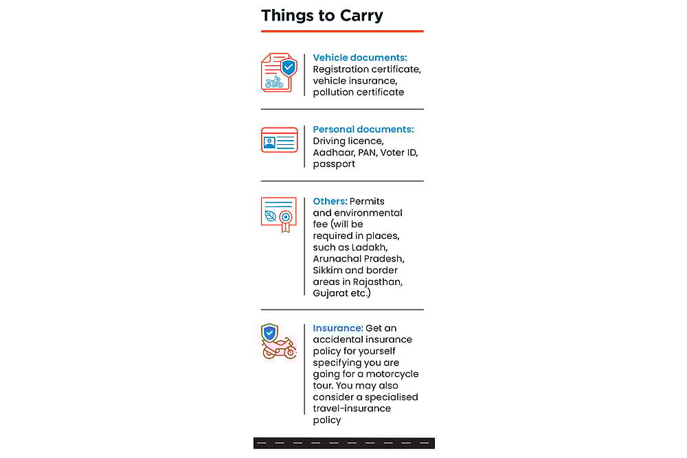A guide for a safe motorcycle trip