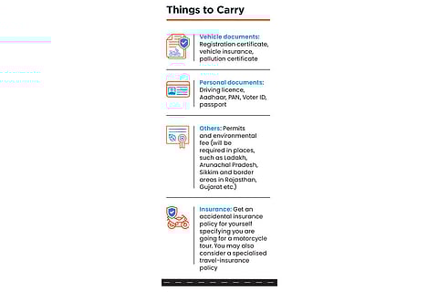 A guide for a safe motorcycle trip