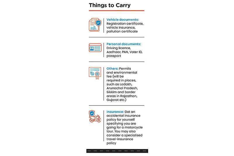 A guide for a safe motorcycle trip