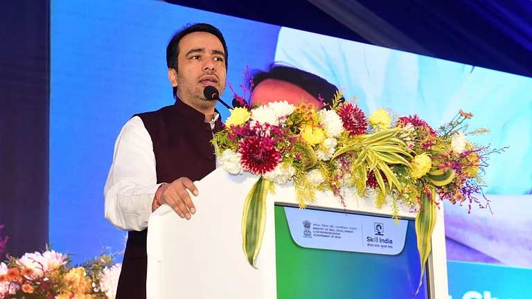 Minister for Skill Development and Entrepreneurship Jayant Chaudhary - null