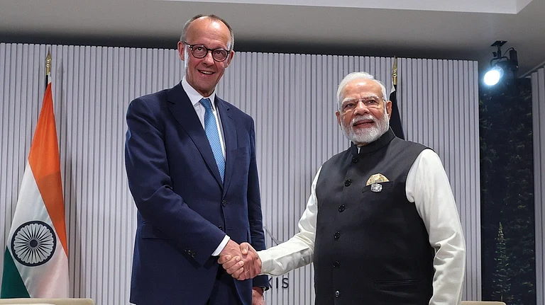 Prime Minister Narendra Modi and German Chancellor Friedrich Merz - pmindia