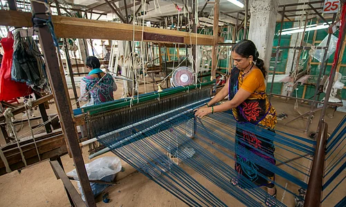 Finance Minister Nirmala Sitharaman during the presentation of Union Budget 2026 in Parliament