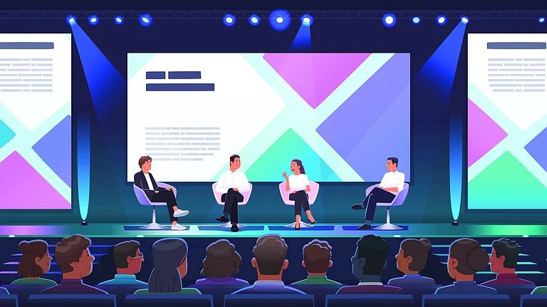 Citizens and youth actively participating in discussions and activities at a Climate Week event - null