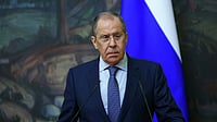Russian Foreign Minister Accuses US of Coercion to Push Countries to Buy US Energy X : Russian Foreign Minister Sergei Lavrov