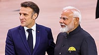 PM Modi Holds Talks with French President Macron in Mumbai X
