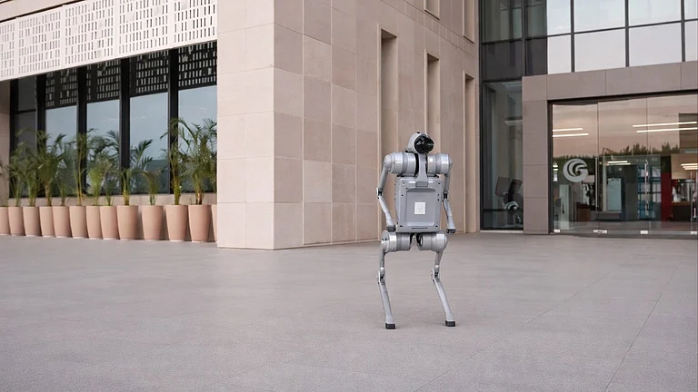 Galgotias University Expelled From India AI Summit Amid Chinese Robodog Controversy - X