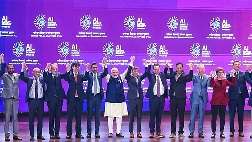 Altman-Amodei Awkward Stage Moment