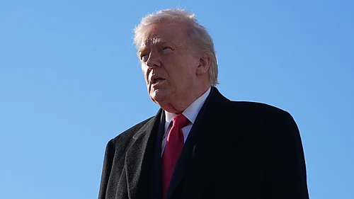 Photo by AP : US President Donald Trump