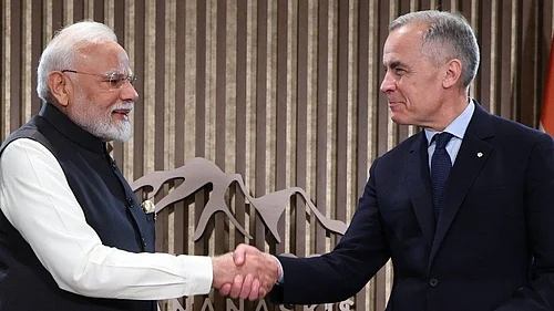 @narendra Modi : PM Modi and Canadian PM Carney