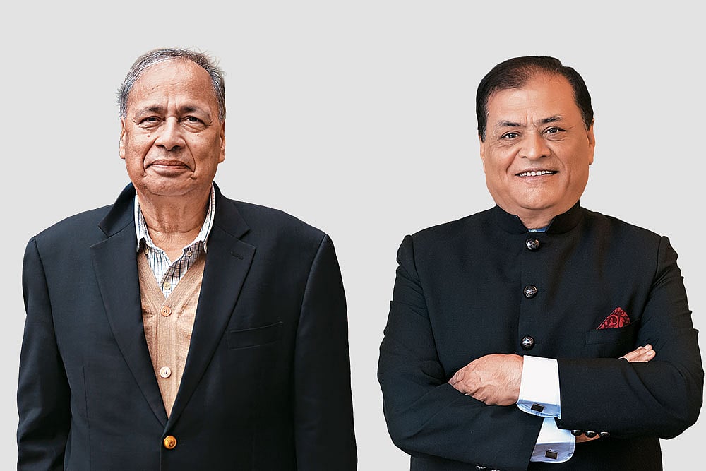 Ajay Shankar & Mahendra Singhi, distinguished fellows at Teri - null
