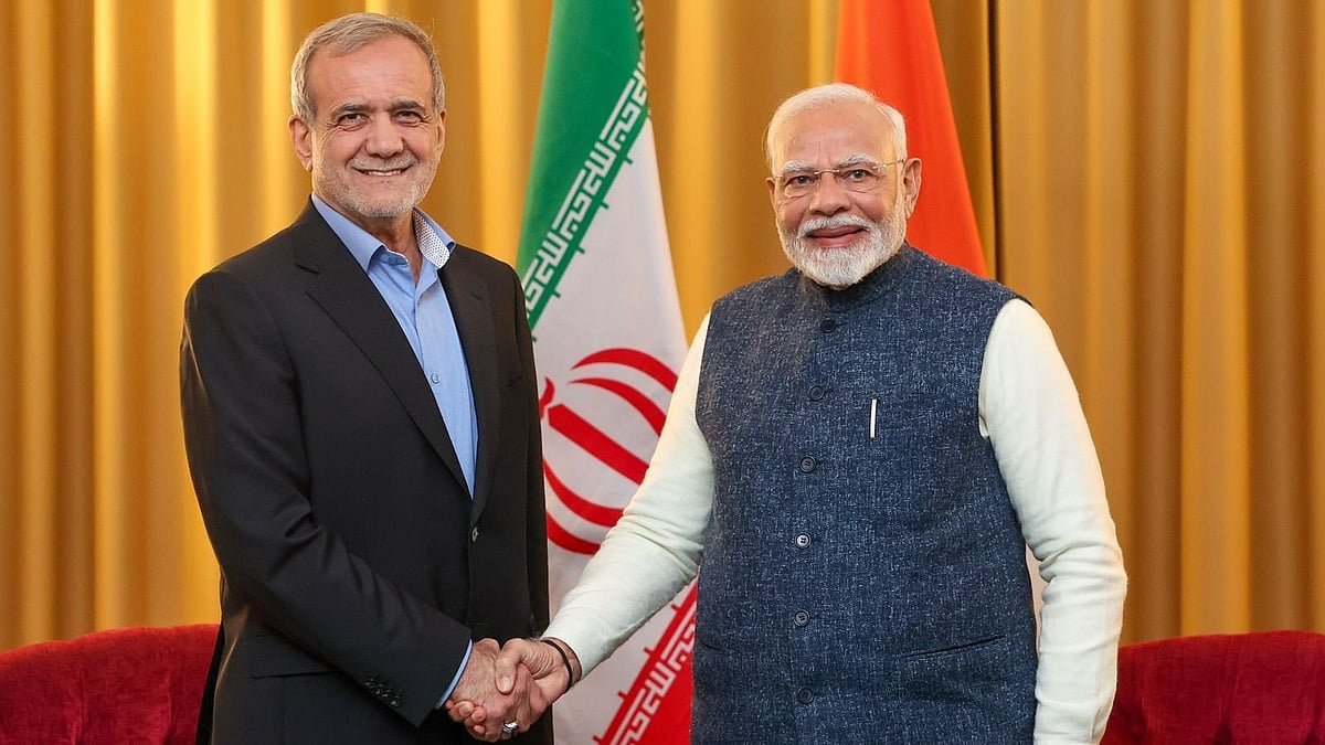 PM Narendra Modi with President of Iran, Masoud Pezeshkian (2024) - PMO