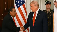 Representative Image  : Donald Trump and Mukesh Ambani