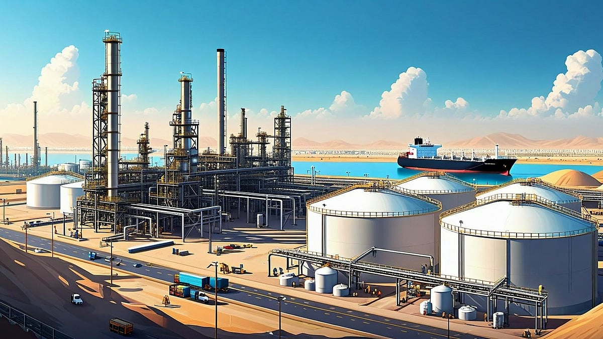 A fertiliser plant using natural gas amid global supply concerns - null