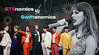BTSnomics vs Swiftonomics: Inside BTS Comeback and Taylor Swift’s $2 Bn Fandom Engine BTSnomics vs Swiftonomics: Inside BTS Comeback and Taylor Swift’s $2 Bn Fandom Engine