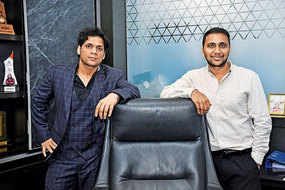 Akash Agrawalla (right) and Ashish Agrawal