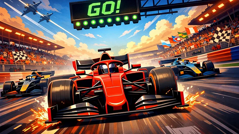 Agarwal vs Adani: Billionaire Battle for Jaiprakash Assets Puts India's F1 Dreams at Risk - AI-generated Image