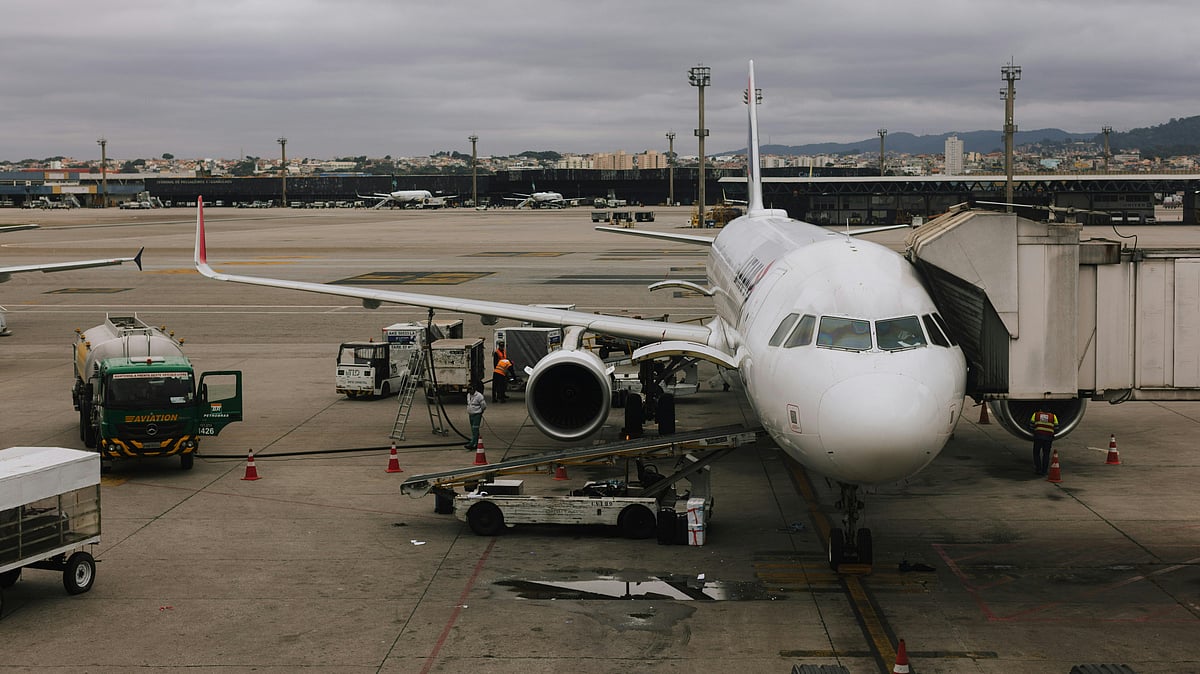 Fuel station in India reflecting rising jet fuel and LPG prices - null