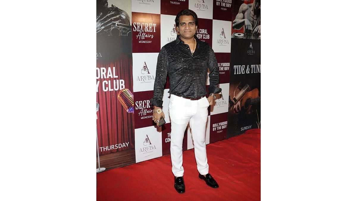 Yogesh Bhoir at the Aruba Bar event in Juhu