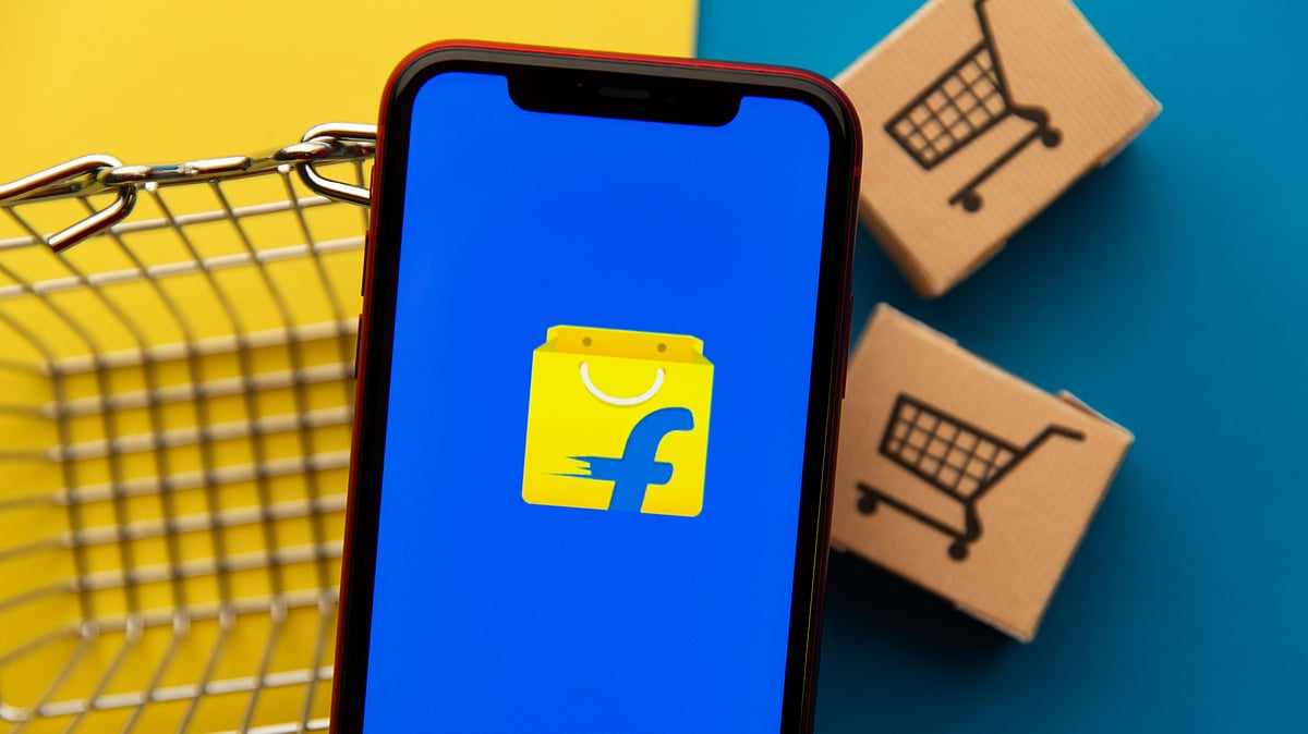 Flipkart logo representing e-commerce brand amid ongoing trademark dispute case - null