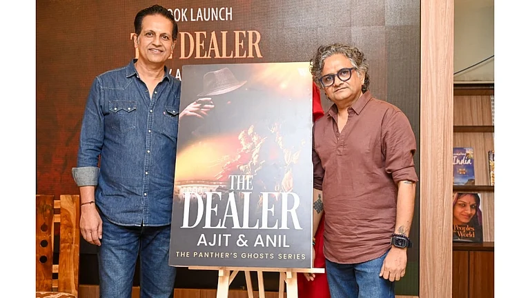Ajit and Anil at 'The Dealer' book launch - null