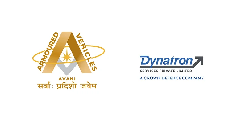 Logos for Armoured Vehicles Nigam and Dynatron - null
