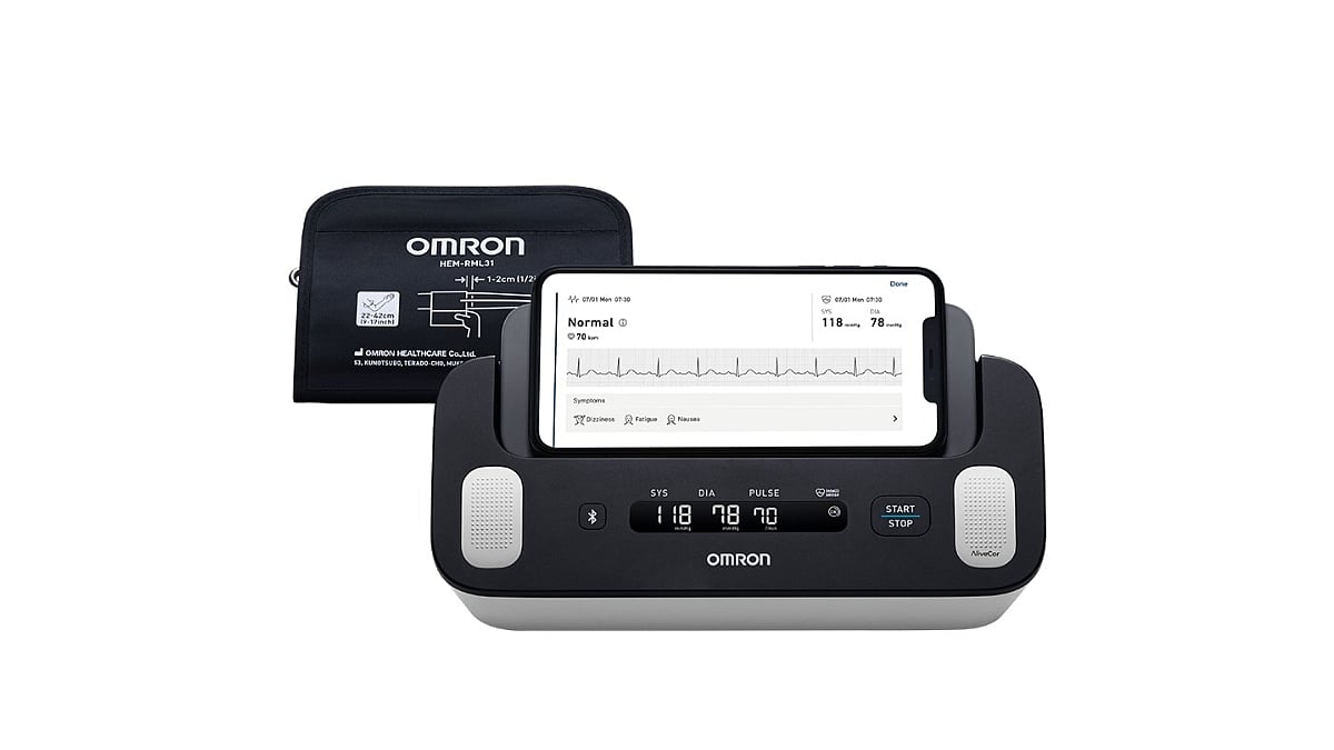  Omron Complete wireless BP monitor and EKG