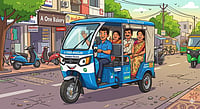 Atul Auto Ties Up With Exponent Energy To Develop Rapid-Charging Electric Three-Wheeler Photo Generate From Gemini AI : Atul Auto Ties Up With Exponent Energy To Develop Rapid-Charging Electric Three-Wheeler
