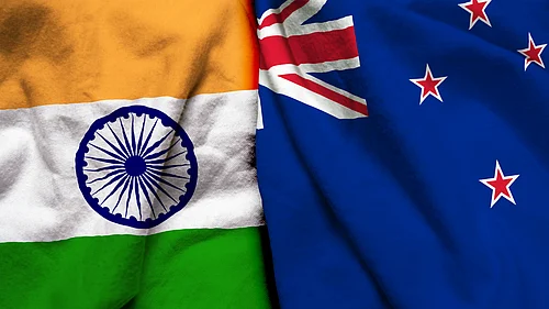 India and New Zealand flags symbolising upcoming free trade agreement signing