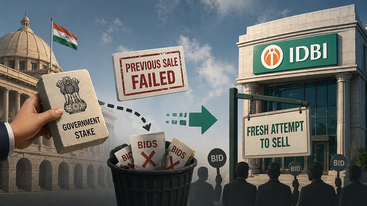IDBI Bank's Never-Ending Sale: Five Years On, the Government Tries Again - AI-generated Image