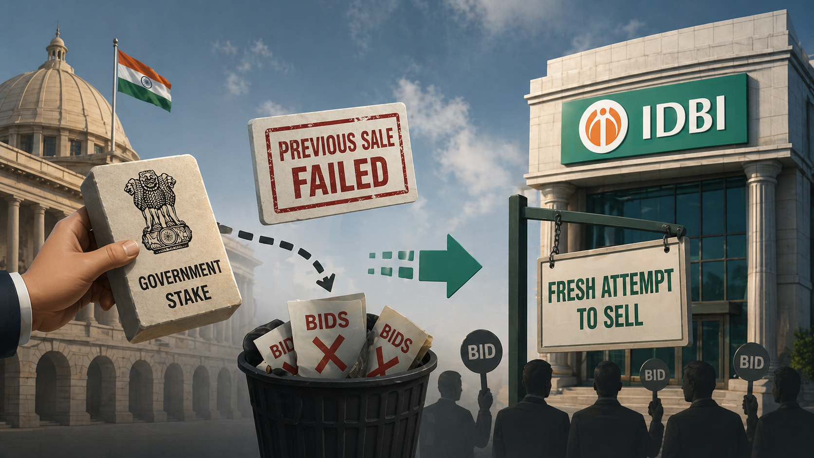 IDBI Banks Never-Ending Sale: Five Years On, the Government Tries Again