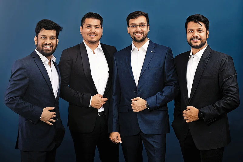 From left: Shubham Bhandari, Anand Jain, Ankesh Jain and Akshay Kedia