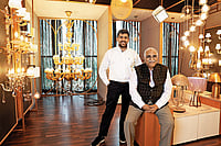 Behind Jaquar: How the Mehra Brothers Turned a Split Legacy into a Bathroom Biggie | Photo: Tribhuvan Tiwari/Outlook : Jaquar group director Rajesh Mehra (seated) with his nephew Ranbir at their showroom in Manesar