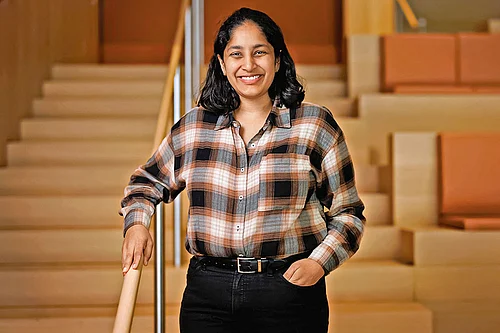 | Image Credit: Adam Glanzman : Priya Donti, assistant professor, MIT, and co-founder and chair of the non-profit Climate Change AI