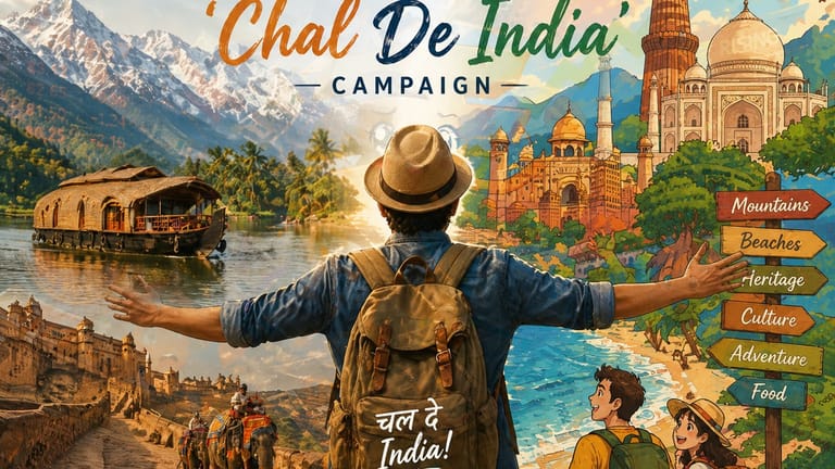 WanderOn To Disrupt India Travel Market This Summer With ‘Chal De India’ Campaign - Image Generated Using ChatGpt AI