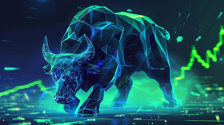 ServiceNow Bullish On Opportunities In India, Says Zavery - <a href="https://www.magnific.com/free-ai-image/3d-rendering-financial-neon-bull_262349410.htm">Image by freepik</a>