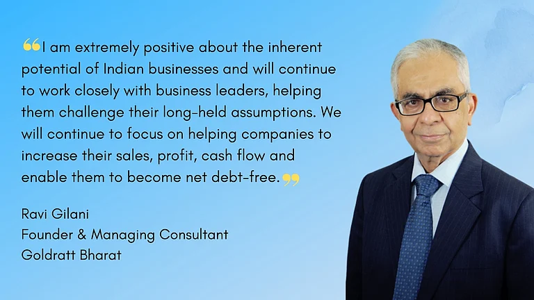Ravi Gilani Founder & Managing Consultant, Goldratt Bharat - null