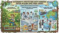 Image Generated Using Gemini AI : Sustainability, Stricter Food Safety Standards Critical In Global Spice Trade: Experts
