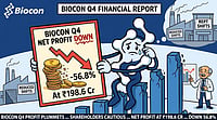 Biocon Q4 Net Profit Down 56.8 Pc At ₹198.6 Cr Image Generated Using Gemini Ai : Biocon Q4 Net Profit Down 56.8 Pc At ₹198.6 Cr