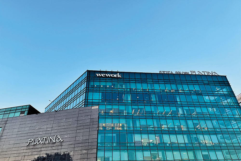 A WeWork India building - Photo: shutterstock